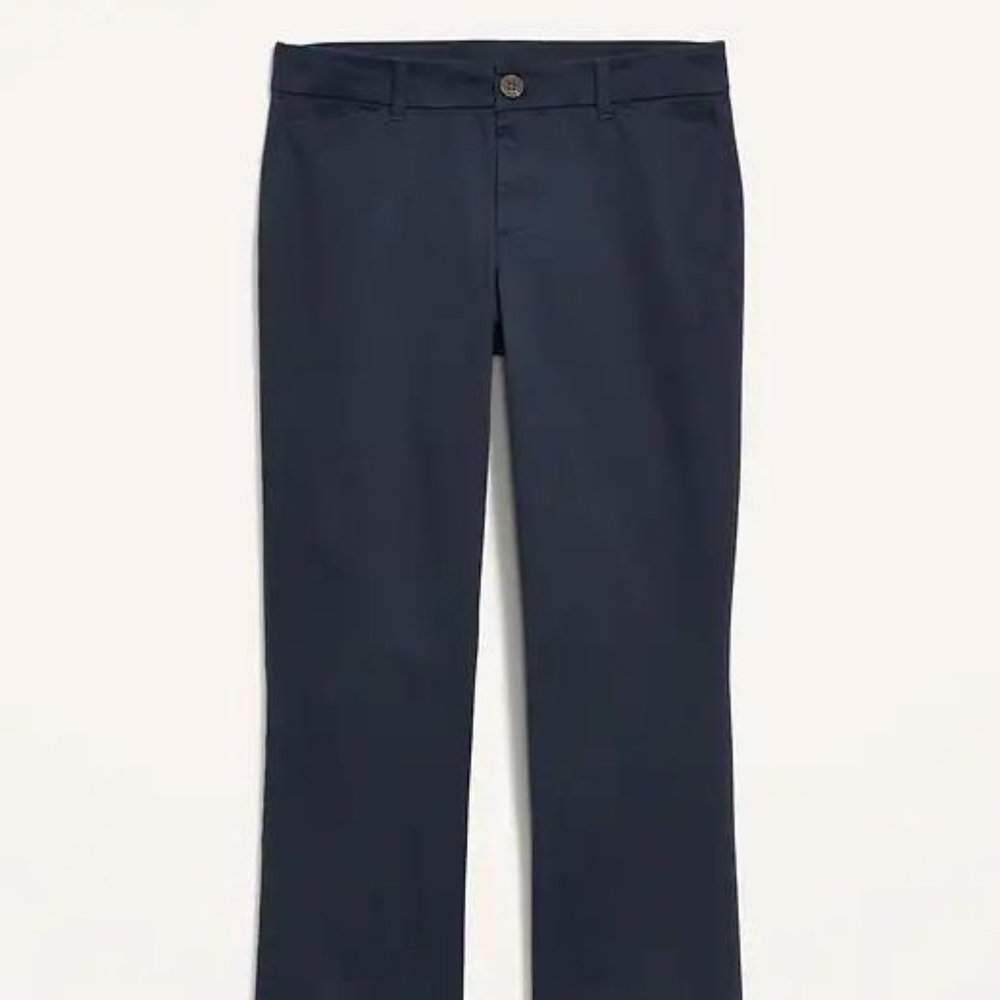 Old Navy Mid-Rise Boot-Cut Khakis for Women New - Picture 2 of 5